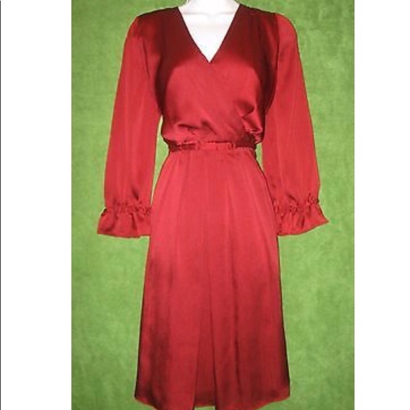 Alex Marie size 4, NWT, cranberry dress (Dillards) - Picture 2 of 5